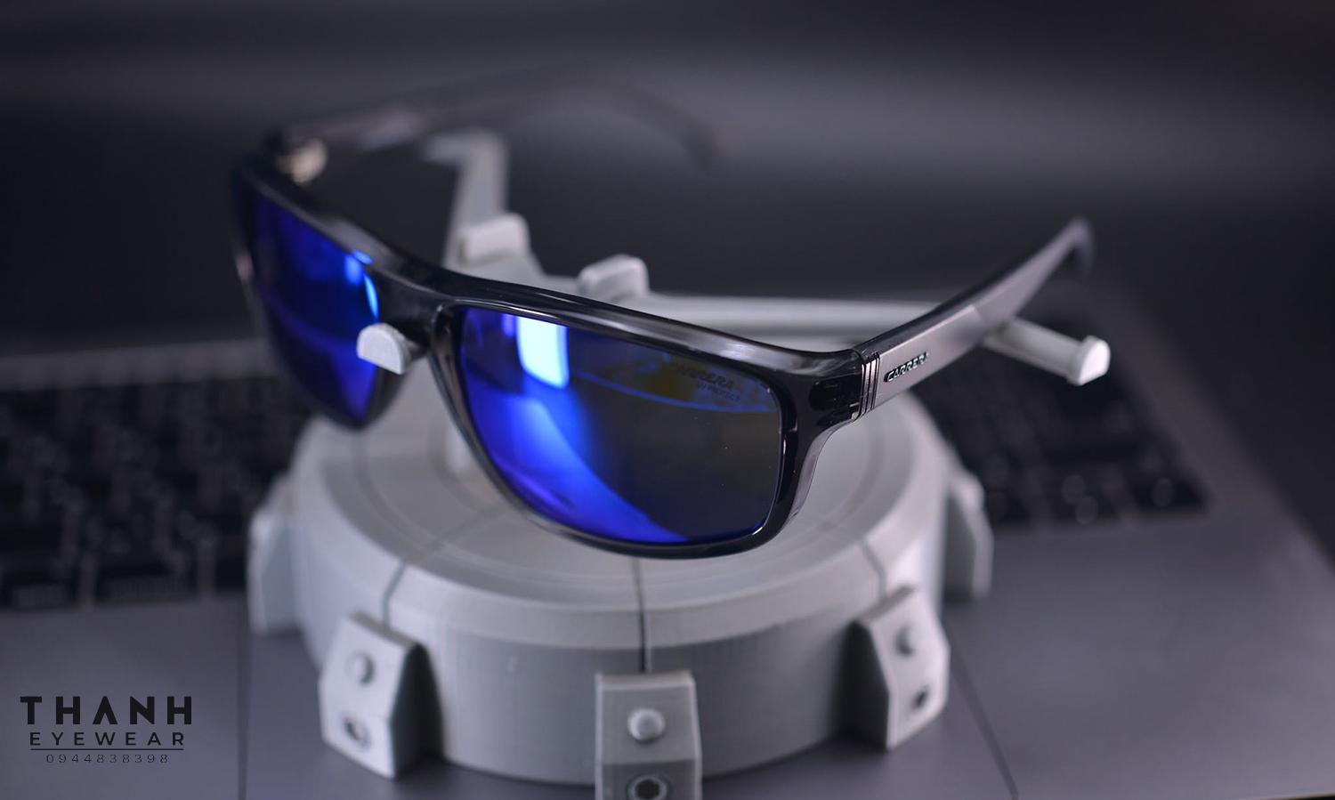 Kính râm Carrera 8038/S 009V Z0 Grey Blue / Blue Mirror