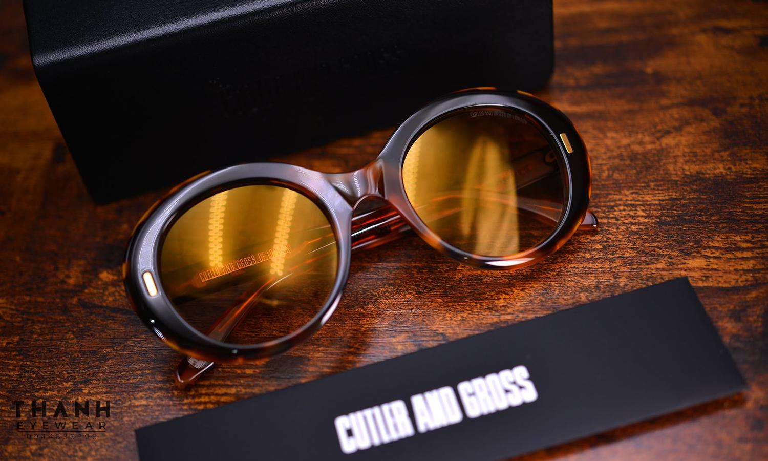 Kính râm Cutler and Gross CG1327 002 Yellow Tortoise Shell