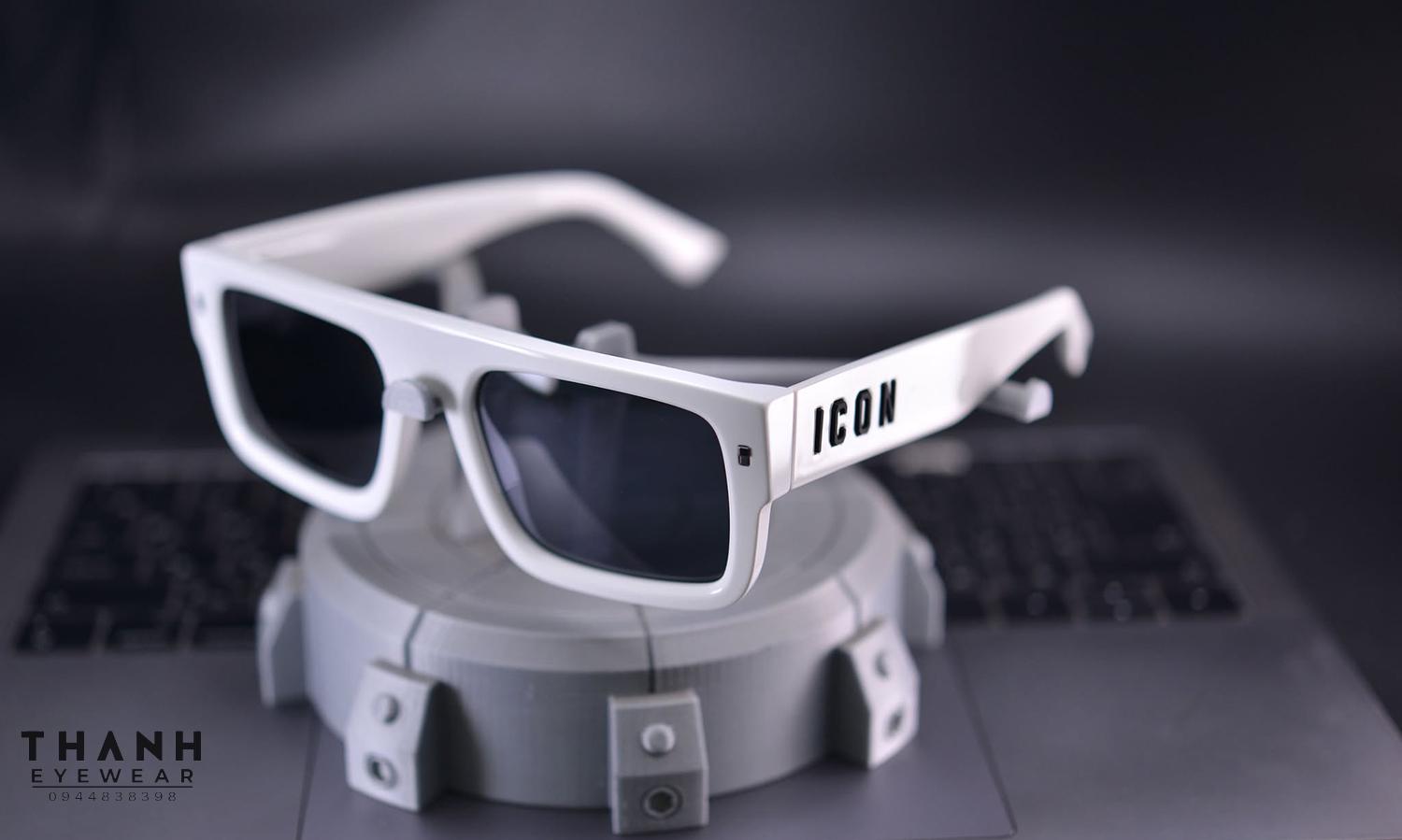 Kính râm Dsquared2 ICON 0008/S 0VK6 IR White/Grey