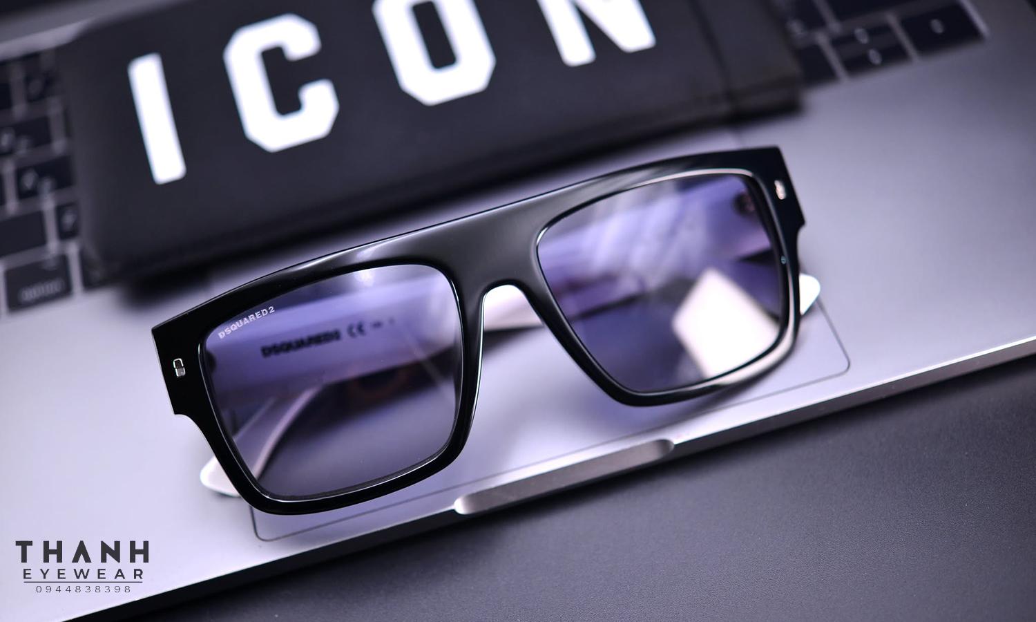 Kính râm Dsquared2 ICON0003/S-80S9O Black White