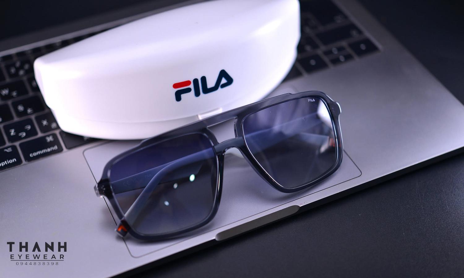 Kính râm Fila SFI460 4ALP Asphalt Grey/Grey Gradient