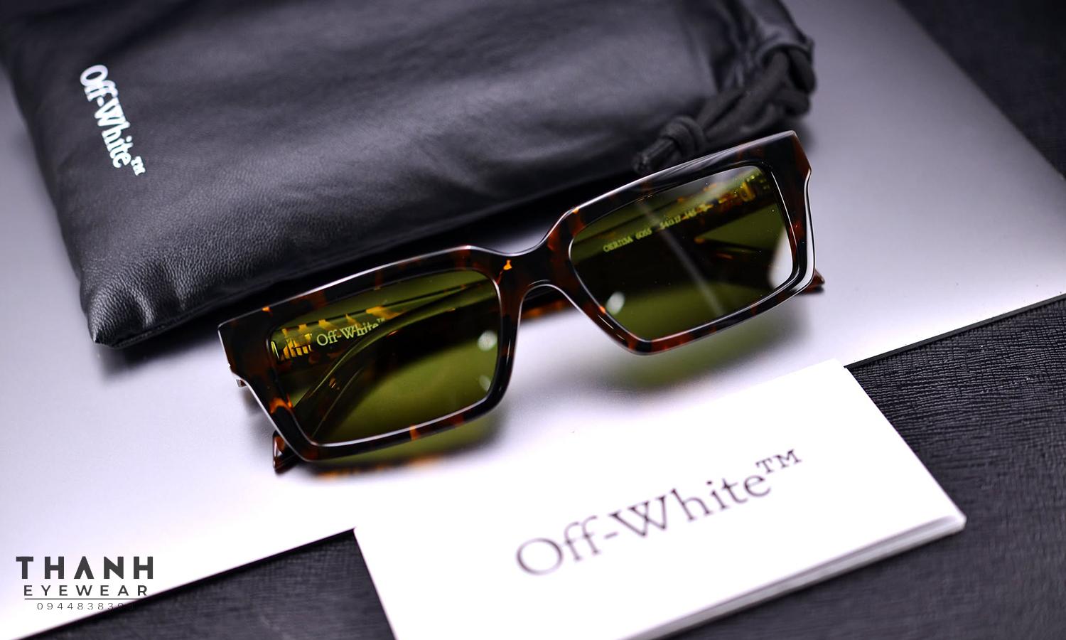 Kính râm Off-white Warren OERI13A 6055 Havana and Green