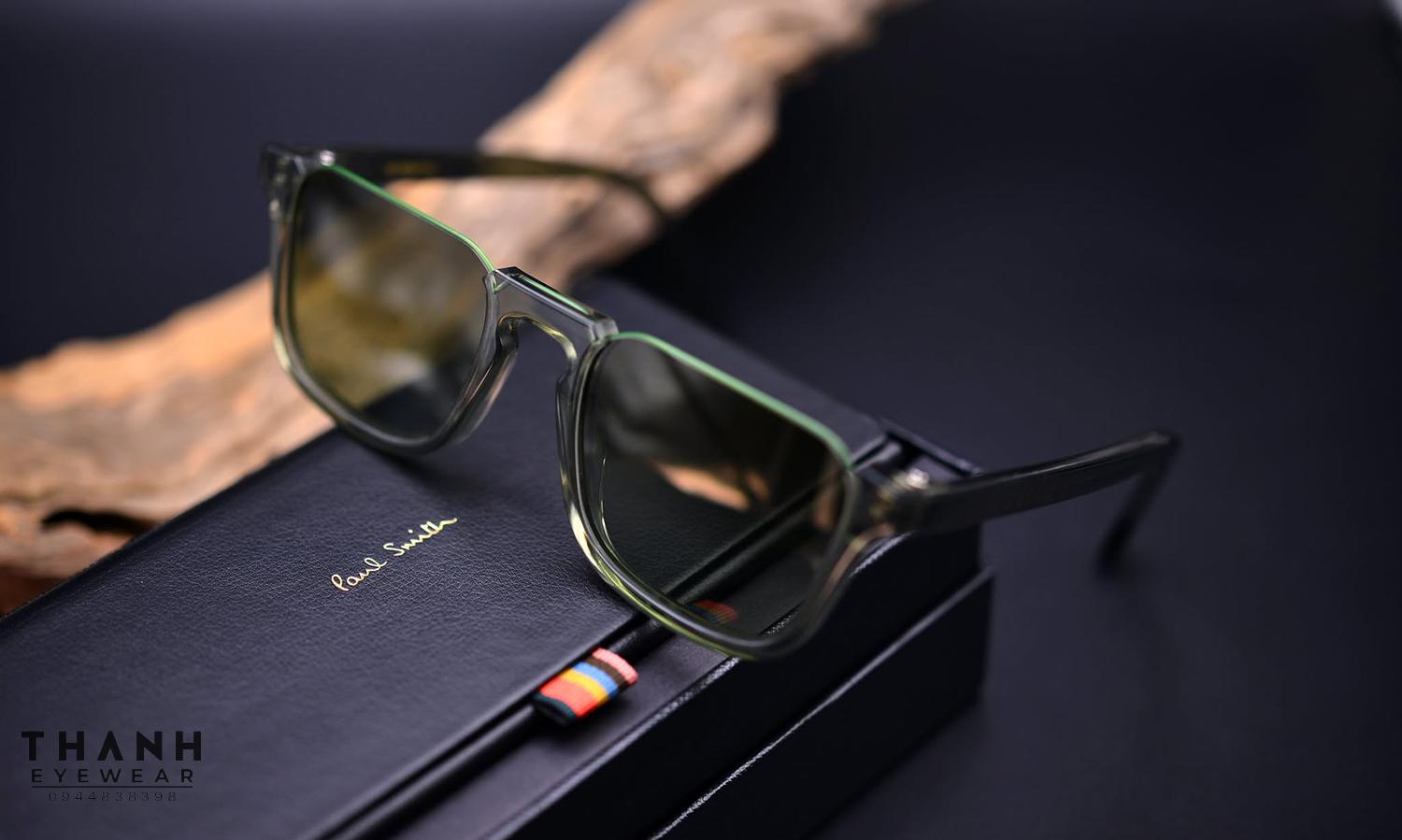 Kính râm PAUL SMITH BELMONT Khaki Crystal / Green Gray