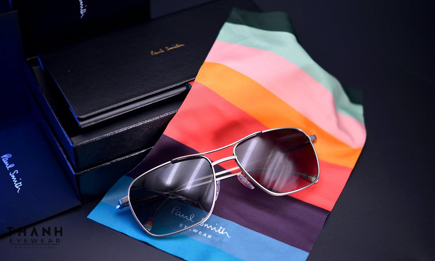 Kính râm Paul Smith Foster Shiny Silver Retail