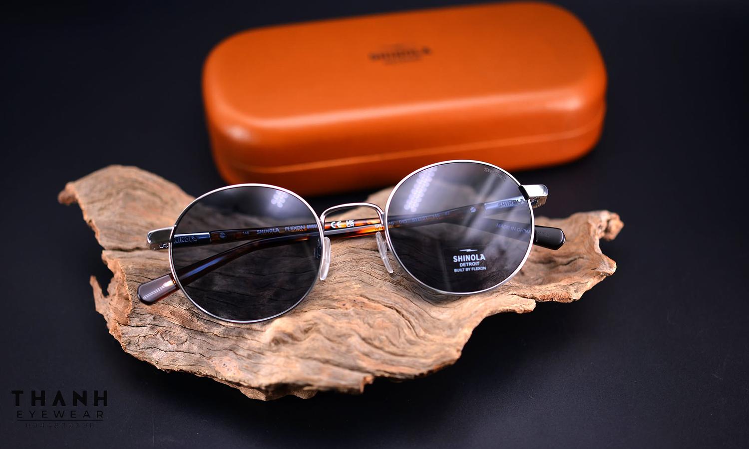 Kính râm Shinola Blue Round Unisex Sunglasses SH2301S 045