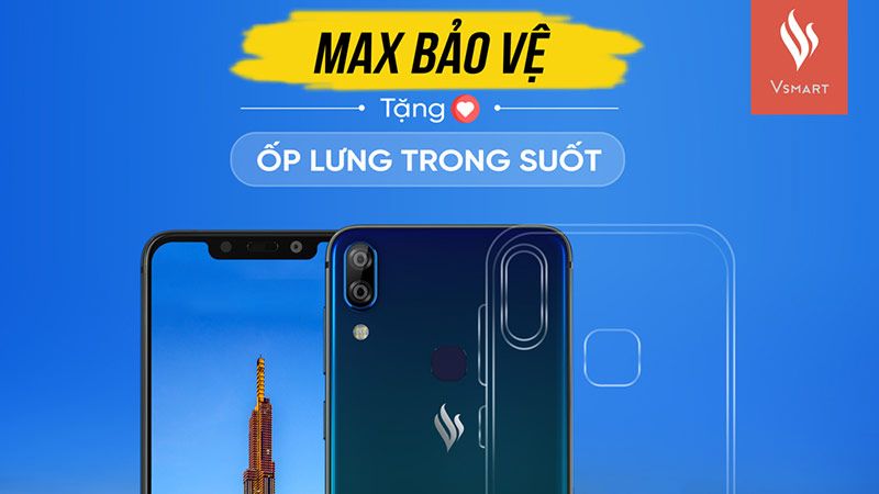 Chương trình tặng ốp lưng Vsmart tại Long Hưng