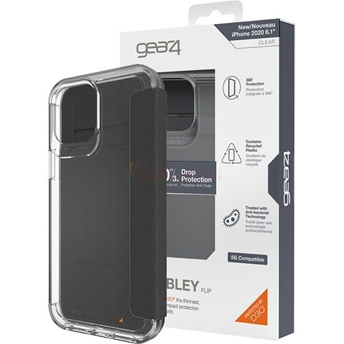 Bao da chống sốc Gear4 D30 Wembley Flip iPhone 12/12 Pro 702006041