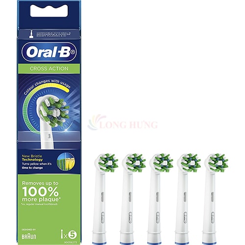 Đầu bàn chải thay thế bàn chải điện Oral-B CrossAction 90056273 (Set 5 cái)