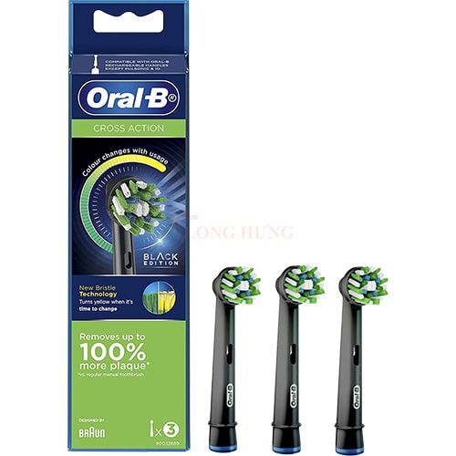 Đầu bàn chải thay thế bàn chải điện Oral-B CrossAction 90032889 (Set 3 cái)