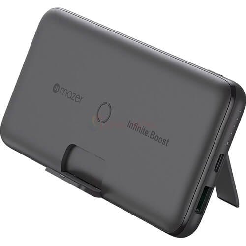 Sạc dự phòng kiêm sạc không dây Mazer Infinite.Boost Air.Stand V3.0 10000mAh M-EGWX12-GY