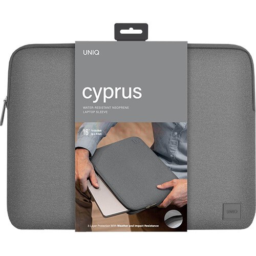 Túi chống sốc UNIQ Cyprus Water-Resistant Neoprene Laptop Sleeve up to 16 inch UNIQ-CYPRUS(16)