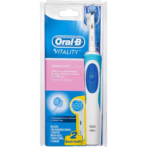 Bàn chải điện Oral-B Vitality Sensitive Clean (2 đầu bàn chải)