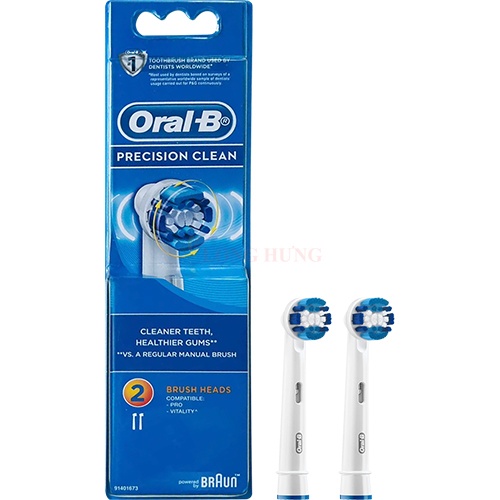 Đầu bàn chải điện Oral-B Precision Clean EB20 91401673 (Set 2 cái)