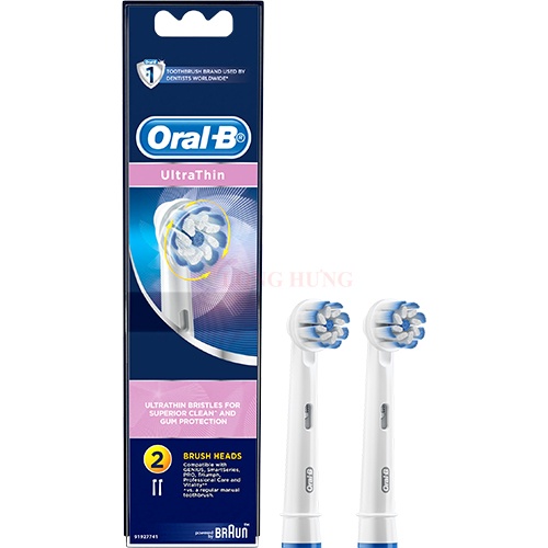 Đầu bàn chải điện Oral-B UltraThin EB60 91927741 (Set 2 cái)