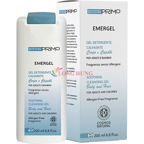 Sữa tắm hữu cơ DottorPrimo Emergel dành cho da nhạy cảm (200ml)