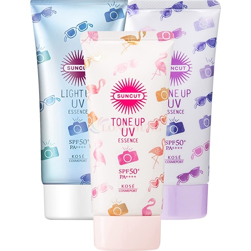 Kem chống nắng nâng tone Kosé Suncut UV Essence SPF50+ PA++++ giúp bảo vệ da (80g)