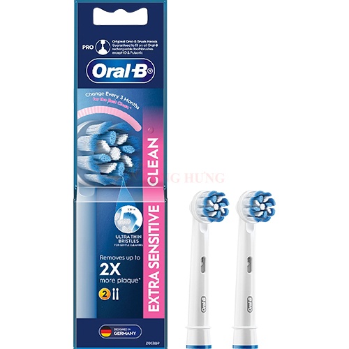 Đầu bàn chải điện Oral-B Extra Sensitive Clean EB60 21053669 (Set 2 cái)