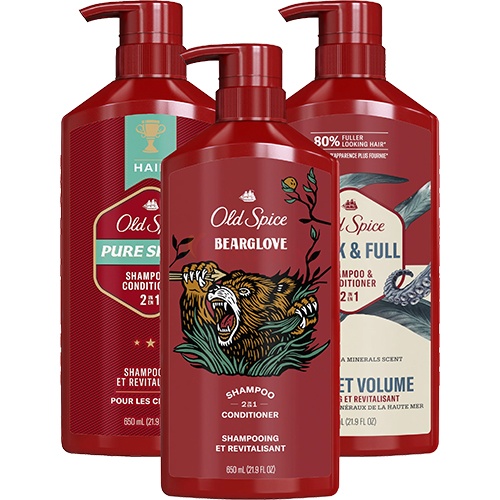 Dầu gội và xả 2-in-1 Old Spice (650ml)