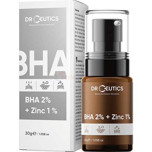 Tinh chất giảm mụn DrCeutics BHA 2% + Zinc 1% (30g)