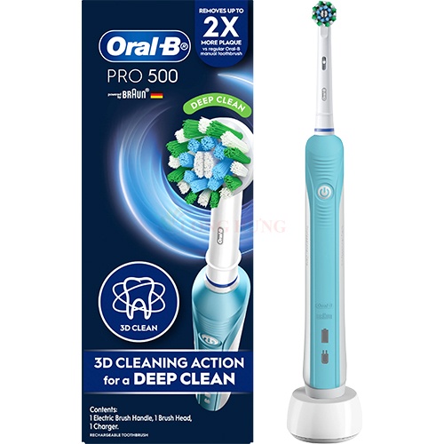 Bàn chải điện Oral-B Pro 500 Deep Clean D16.513.1U