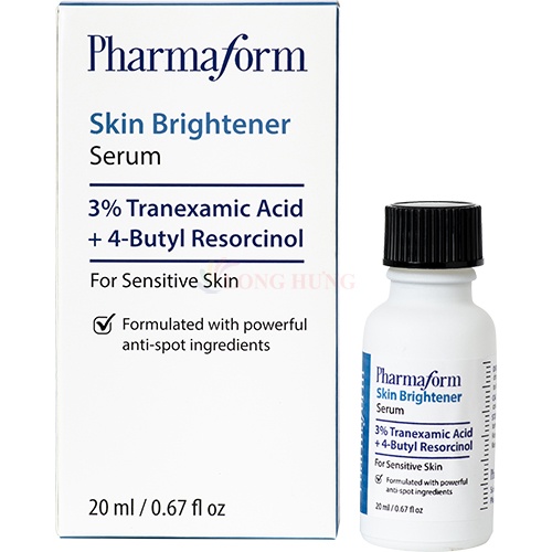 Tinh chất dưỡng trắng Pharmaform Skin Brightener Serum 3% Tranexamic Acid + 5% Niacinamide (20ml)