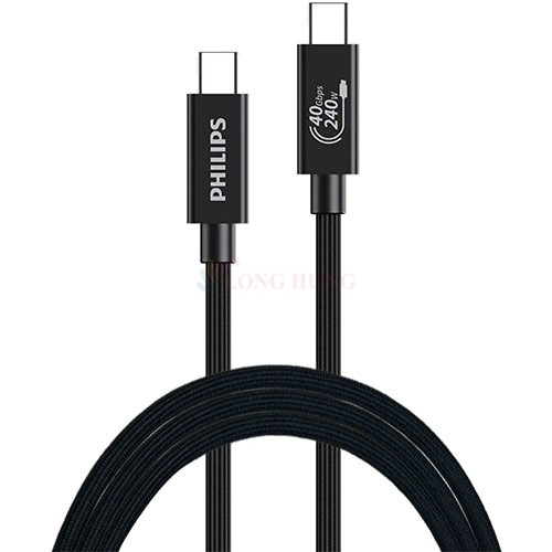 Cáp USB Type-C to Type-C Philips 240W PD3.0 DLC2608