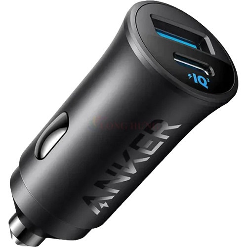 Cốc sạc xe hơi Anker Ultra-Compact Dual-Port 1USB 1Type-C 30W A2741