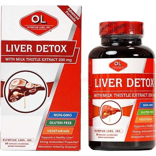 Viên uống Olympian Labs Liver Detox hỗ trợ thải độc gan