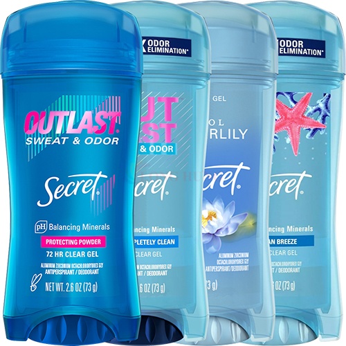 Gel khử mùi Secret Clear Gel (73g)