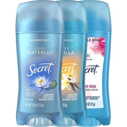 Sáp khử mùi Secret Invisible Solid (73g)