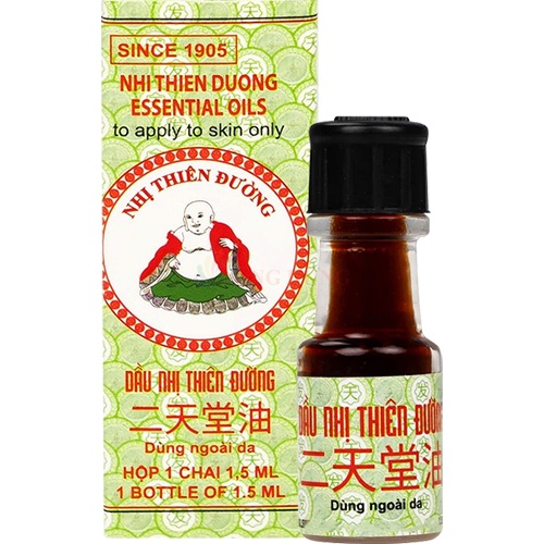 Dầu gió Nhị Thiên Đường Essential Oil (1.5ml)