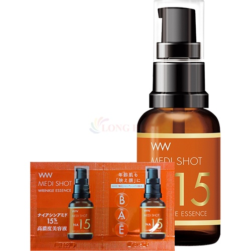 Tinh chất trẻ hóa da Meishoku Medi Shot NA15 Wrinkle Essence (1ml/30ml)