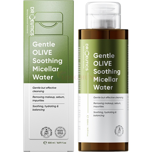 Nước tẩy trang DrCeutics Gentle Olive Soothing Micellar Water (500ml)