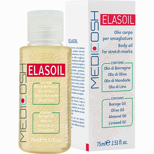 Dầu dưỡng ẩm Medicosh Elasoil làm đều màu và mờ vết rạn da (5ml/75ml)
