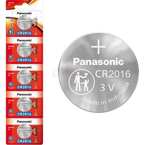 Pin nút Panasonic 3V CR-2016/5BN (1 viên/5 viên/50 viên)