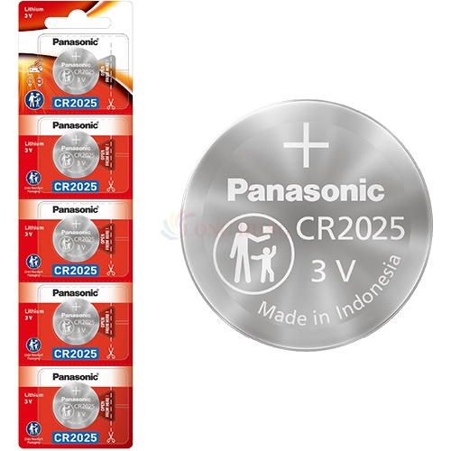 Pin nút Panasonic 3V CR-2025/5BN (1 viên/5 viên/50 viên)