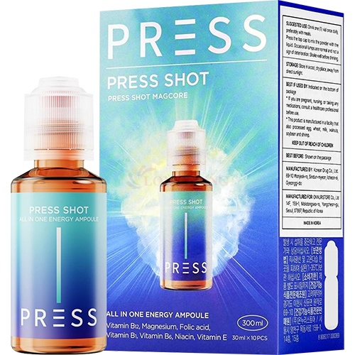 Vitamin tươi tổng hợp Press Shot Energy Magcore (30ml)
