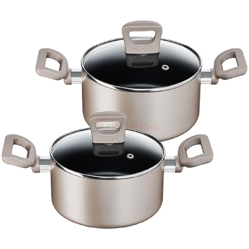 Nồi chống dính nắp kính Tefal Sensations (20cm/24cm)