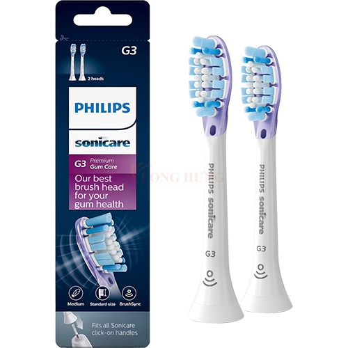 Đầu bàn chải điện Philips Sonicare G3 Premium Gum Care HX9052/67 (Set 2 cái)