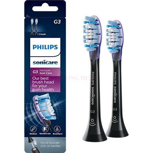 Đầu bàn chải điện Philips Sonicare G3 Premium Gum Care HX9052/96 (Set 2 cái)