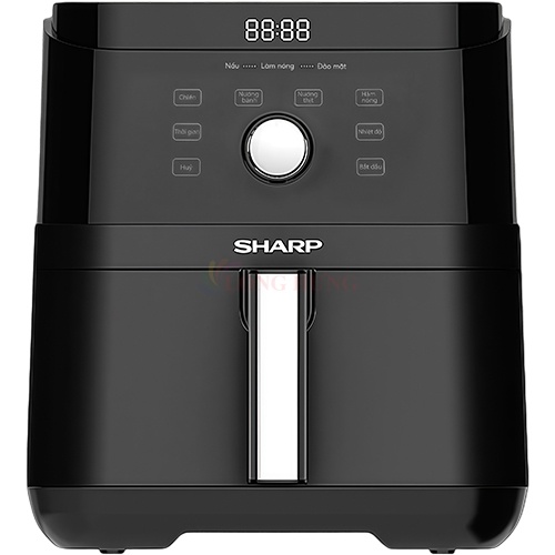 Nồi chiên không dầu điện tử Sharp 6 lít KF-AF60EV-BK