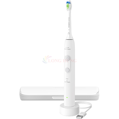 Bàn chải điện Philips Sonicare 4100 HX4043/41 - Trắng