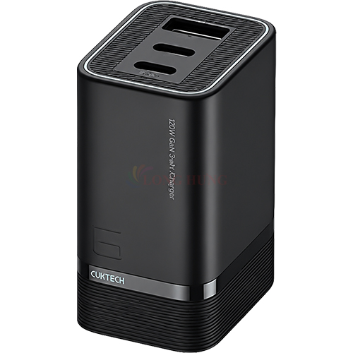 Cốc sạc Cuktech GaN Mini 6 1USB 2Type-C 90W AD653