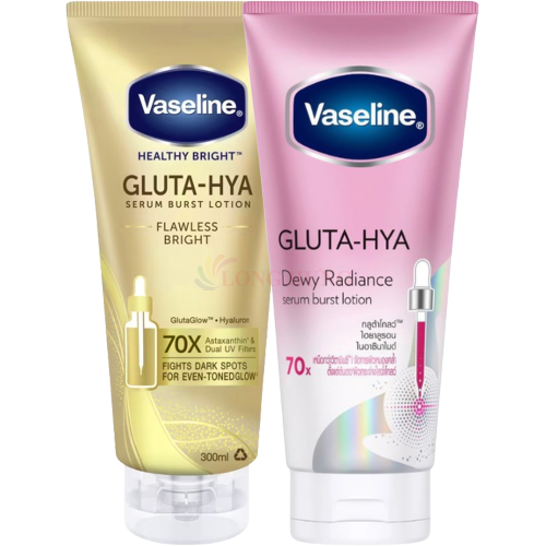 Combo Vaseline sữa dưỡng thể ban ngày (300ml) + ban đêm (300ml)