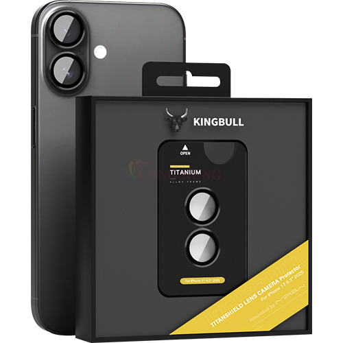 Dán Camera cường lực viền màu chống va đập Mipow Kingbull Titanshield iPhone 17 BJ17B