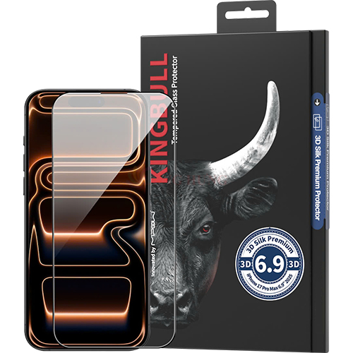 Dán màn hình cường lực Full viền trong suốt MiPow 3D Silk Premium Protector iPhone 17 Series