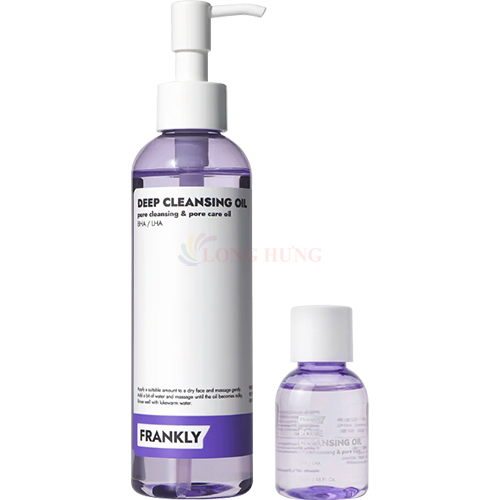 Dầu tẩy trang Frankly Deep Cleansing Oil giúp làm sạch mụn ẩn và mụn đầu đen (200ml)