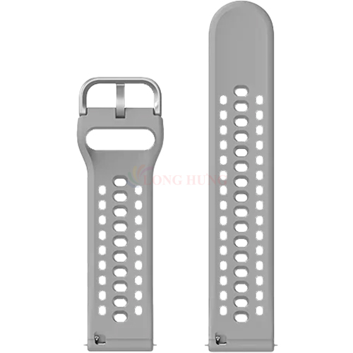 Dây đeo đồng hồ Amazfit Light Grey Sport Silicone Strap 22mm A2435S