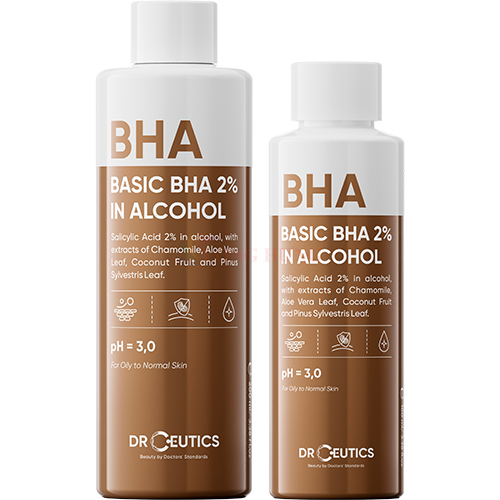 Dung dịch tẩy tế bào chết DrCeutics Basic BHA 2% In Alcohol (100ml/200ml)