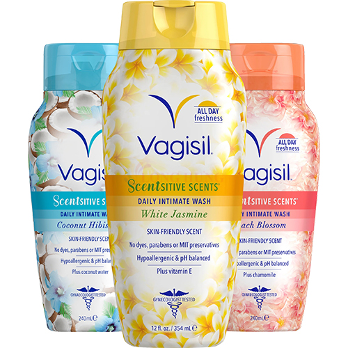 Dung dịch vệ sinh phụ nữ Vagisil Scentsitive Scents Daily Intimate Wash (240ml/354ml)